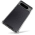 Black Carbon Fiber Specialty Texture Material Google Pixel 8 Pro Clear Case